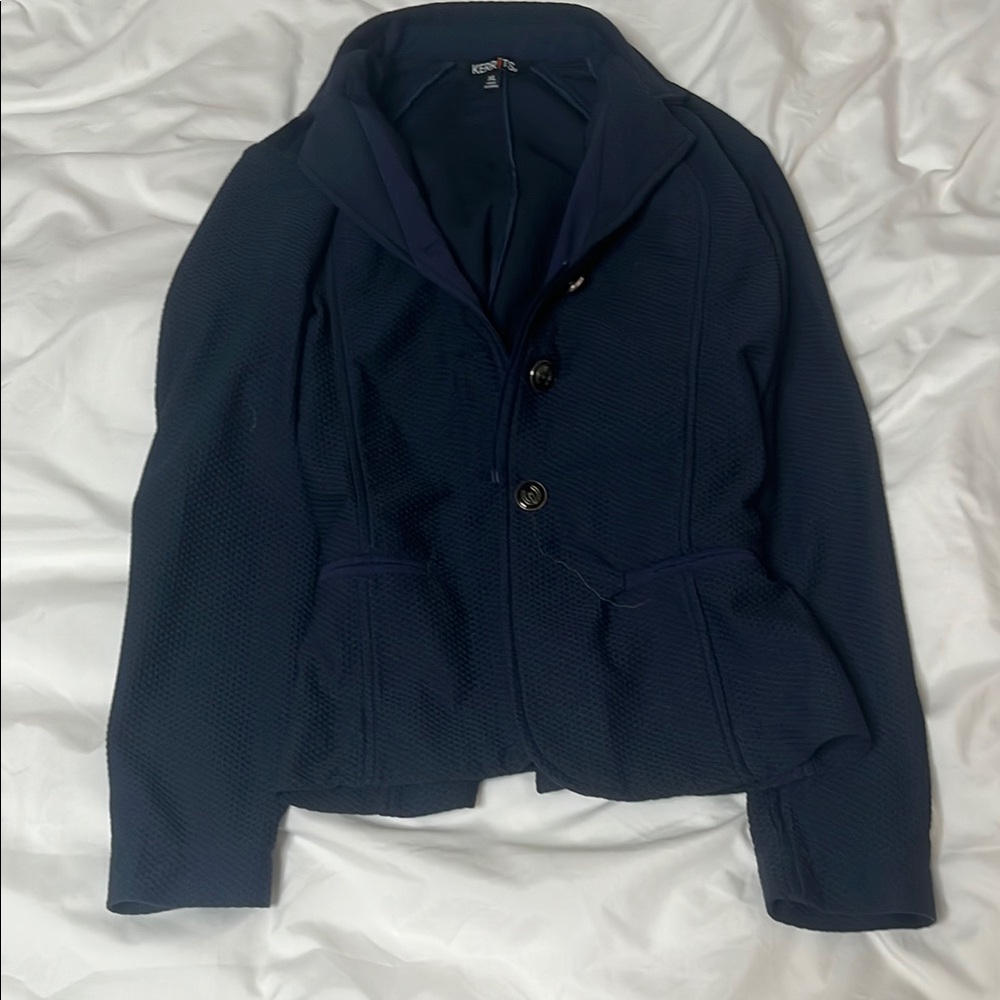 Kerrits Blue Blazer Tailored Structured Silhouette